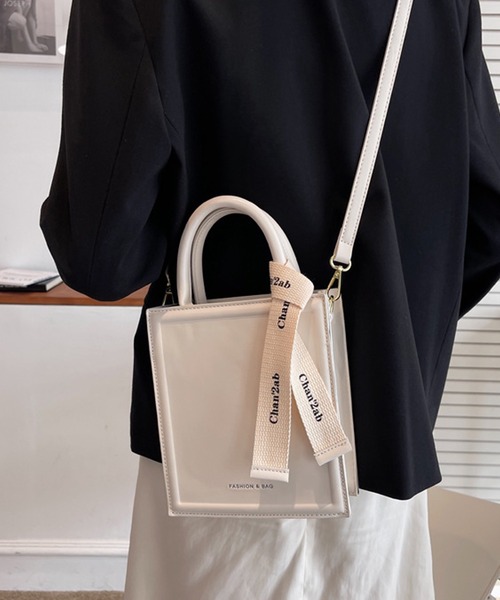 fd style(エフディ スタイル)の「スクエアミニ2waysバッグ(ショルダーバッグ・レディース・Black/White/Kelly/Yellow/Lilac・FREE)」の7枚目の写真