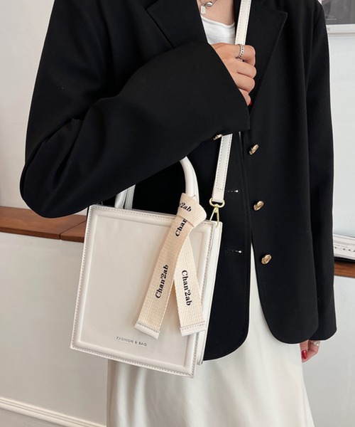 fd style(エフディ スタイル)の「スクエアミニ2waysバッグ(ショルダーバッグ・レディース・Black/White/Kelly/Yellow/Lilac・FREE)」の11枚目の写真