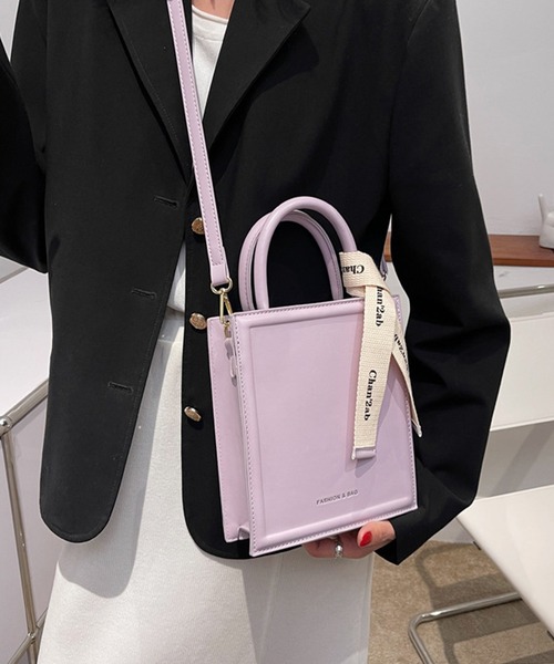 fd style(エフディ スタイル)の「スクエアミニ2waysバッグ(ショルダーバッグ・レディース・Black/White/Kelly/Yellow/Lilac・FREE)」の16枚目の写真