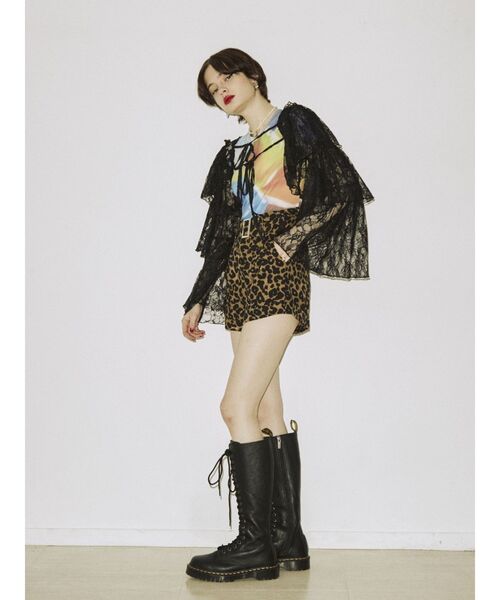 jouetie（ジュエティ）の「ボリュームスリーブブラウス【総レース/付け袖】（シャツ/ブラウス・レディース・ブルー/オフホワイト/ブラック・MEDIUM）」の12枚目の写真