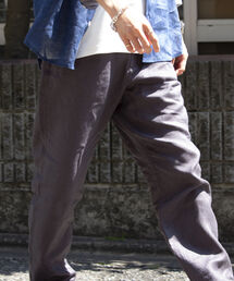 GLOSTER | 【GLOSTER/グロスター】リネンイージーテーパードパンツ(その他パンツ)