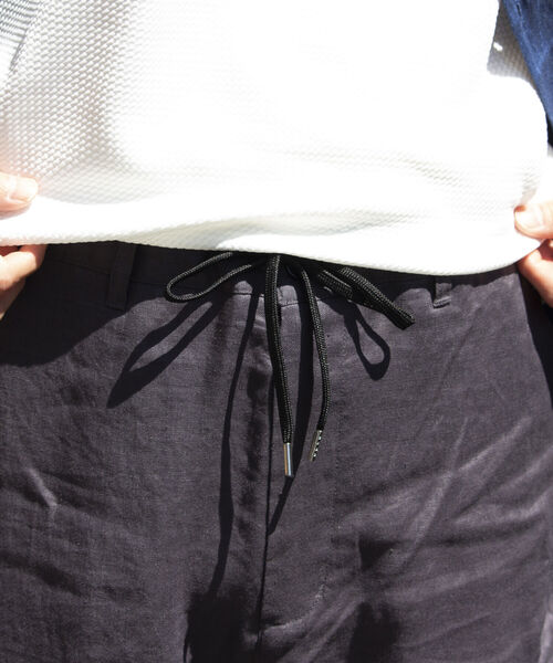 GLOSTER（グロスター）の「【GLOSTER/グロスター】リネンイージーテーパードパンツ（その他パンツ・メンズ・チャコールグレー/オリーブ/ベージュ/ネイビー・S/M/L）」の10枚目の写真