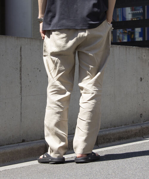 GLOSTER（グロスター）の「【GLOSTER/グロスター】リネンイージーテーパードパンツ（その他パンツ・メンズ・チャコールグレー/オリーブ/ベージュ/ネイビー・S/M/L）」の19枚目の写真
