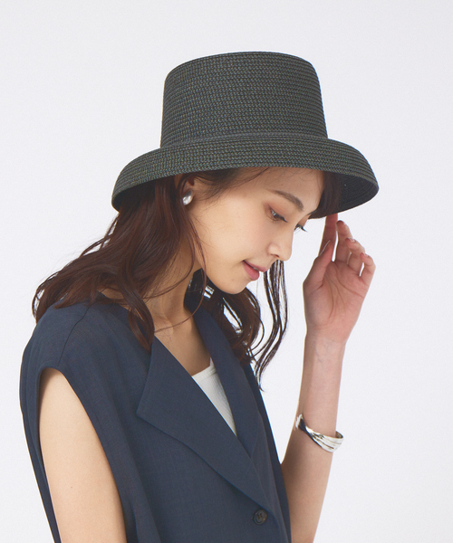 abahouse mavie(アバハウスマヴィ)の「【大人のいちまんワンピ】ヴィンテージツイルロングジレワンピース(ワンピース・レディース・ベージュ/チャコールグレー・フリー)」の5枚目の写真
