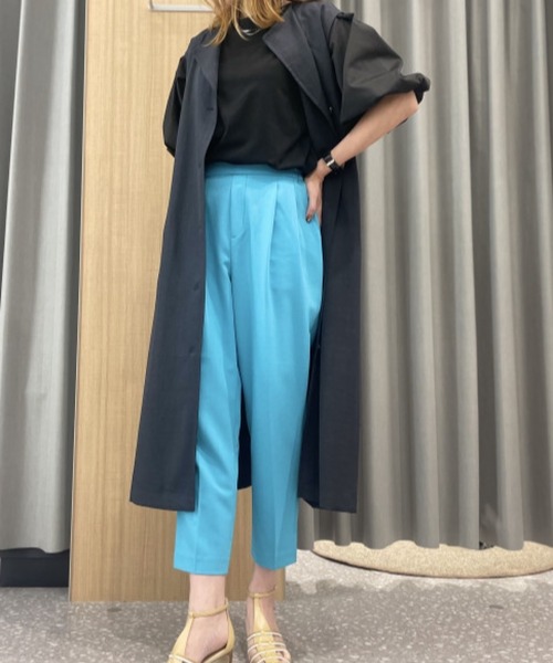 abahouse mavie(アバハウスマヴィ)の「【大人のいちまんワンピ】ヴィンテージツイルロングジレワンピース(ワンピース・レディース・ベージュ/チャコールグレー・フリー)」の18枚目の写真