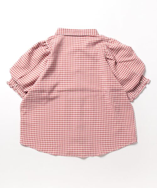 axes femme(アクシーズファム)の「パフスリーブブラウス(シャツ/ブラウス・レディース・ブラック/ホワイト/レッド/ネイビー/グレー・FREE)」の6枚目の写真