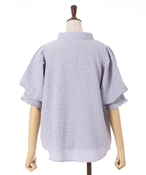 axes femme(アクシーズファム)の「パフスリーブブラウス(シャツ/ブラウス・レディース・ブラック/ホワイト/レッド/ネイビー/グレー・FREE)」の19枚目の写真