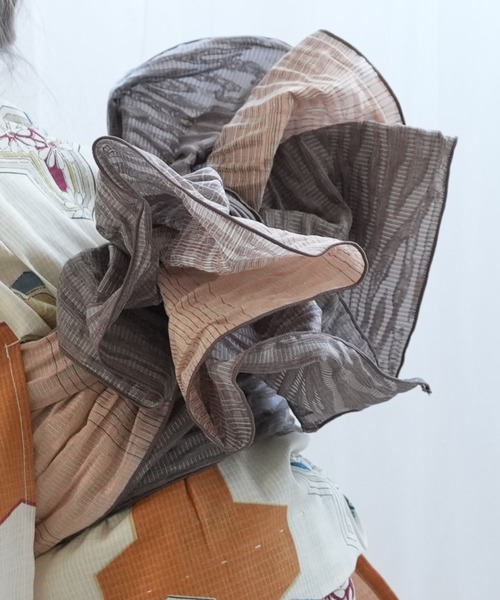 utatane（ウタタネ）の「キッズ浴衣3点セット ひよこ商店 レトロからしの毘沙門亀甲（浴衣・キッズ・アイボリー・100cm/110cm/120cm/130cm）」の8枚目の写真