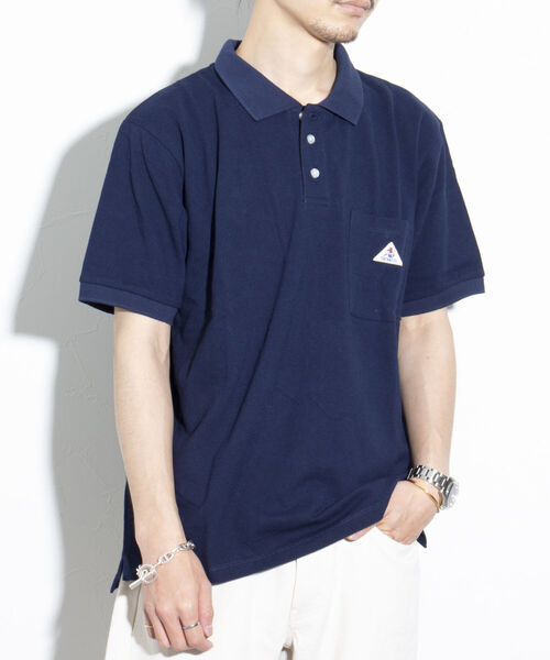 GEVACO（ゲバコ）の「【GEVACO/ゲバコ】ヘビーカノコポロシャツ 鹿の子 ワンポイントロゴ（ポロシャツ・メンズ・ネイビー/グリーン/ブラック/オフホワイト/イエロー・L/M）」の4枚目の写真