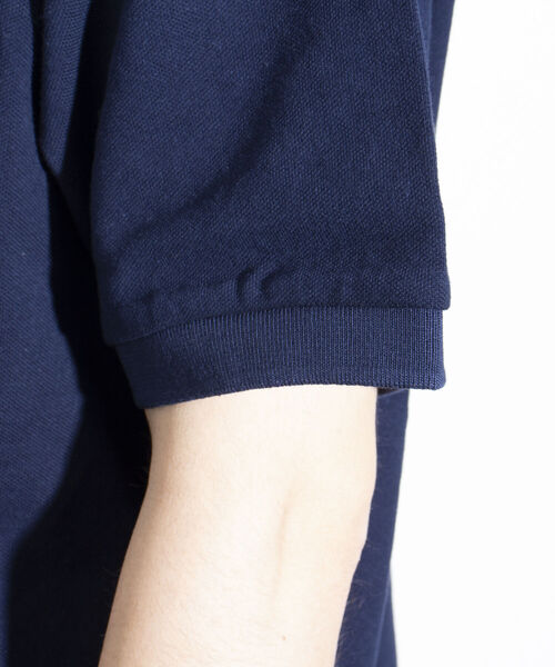 GEVACO（ゲバコ）の「【GEVACO/ゲバコ】ヘビーカノコポロシャツ 鹿の子 ワンポイントロゴ（ポロシャツ・メンズ・ネイビー/グリーン/ブラック/オフホワイト/イエロー・L/M）」の17枚目の写真