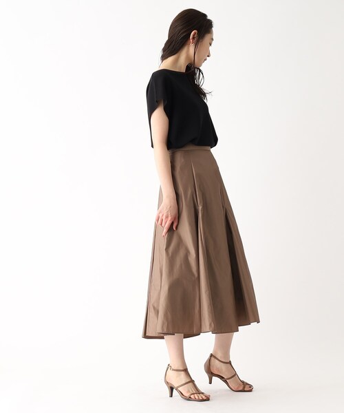 ドライタッチボートネックニット【接触冷感/イージーケア/抗ピリング/洗濯機洗い可】