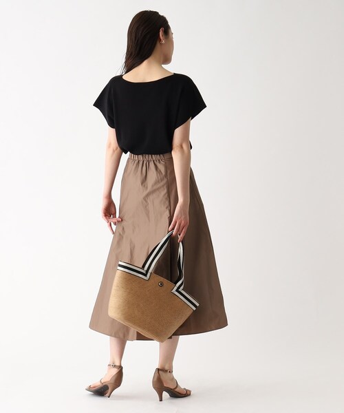 ドライタッチボートネックニット【接触冷感/イージーケア/抗ピリング/洗濯機洗い可】