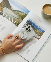 murir（ミュリール）の「天然石 ハートグリップ（スマホグッズ）」