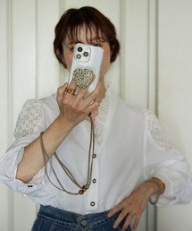 murir（ミュリール）の「天然石 ハートグリップ（スマホグッズ）」