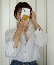 murir（ミュリール）の「天然石 ハートグリップ（スマホグッズ）」