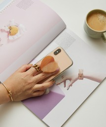 murir（ミュリール）の「天然石 ハートグリップ（スマホグッズ）」