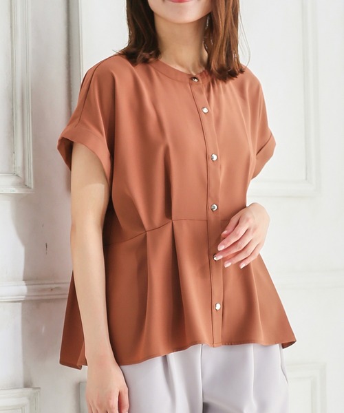 Honeys（ハニーズ）の「ウエストタックブラウス（シャツ/ブラウス