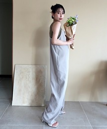 CREDONA | バックデザインキャミロンパース(つなぎ/オールインワン)