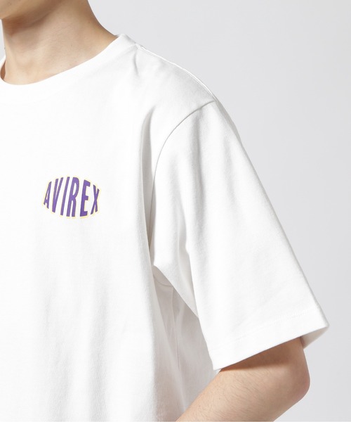 AVIREX（アヴィレックス）の「《WEB&DEPOT限定》SHORT SLEEVE T-SHIRT CIRCLE LOGO / ショートスリーブ Tシャツ サークルロゴ / AVIREX / アヴィレックス（Tシャツ/カットソー・メンズ・ホワイト/チャコール/ブラック・L/M/XL/2XL）」の17枚目の写真
