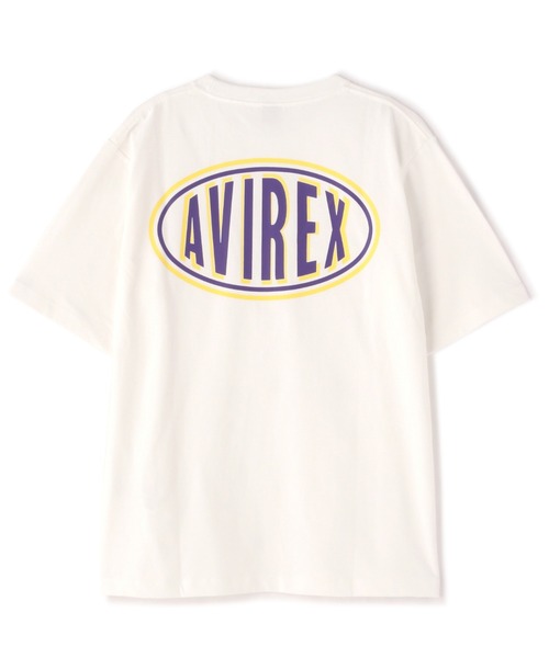 AVIREX（アヴィレックス）の「《WEB&DEPOT限定》SHORT SLEEVE T-SHIRT CIRCLE LOGO / ショートスリーブ Tシャツ サークルロゴ / AVIREX / アヴィレックス（Tシャツ/カットソー・メンズ・ホワイト/チャコール/ブラック・L/M/XL/2XL）」の10枚目の写真