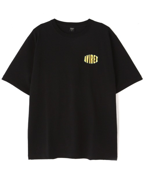 AVIREX（アヴィレックス）の「《WEB&DEPOT限定》SHORT SLEEVE T-SHIRT CIRCLE LOGO / ショートスリーブ Tシャツ サークルロゴ / AVIREX / アヴィレックス（Tシャツ/カットソー・メンズ・ホワイト/チャコール/ブラック・L/M/XL/2XL）」の13枚目の写真