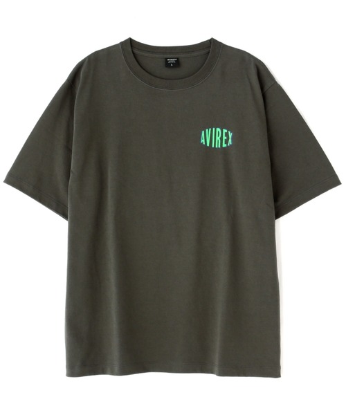 AVIREX（アヴィレックス）の「《WEB&DEPOT限定》SHORT SLEEVE T-SHIRT CIRCLE LOGO / ショートスリーブ Tシャツ サークルロゴ / AVIREX / アヴィレックス（Tシャツ/カットソー・メンズ・ホワイト/チャコール/ブラック・L/M/XL/2XL）」の18枚目の写真