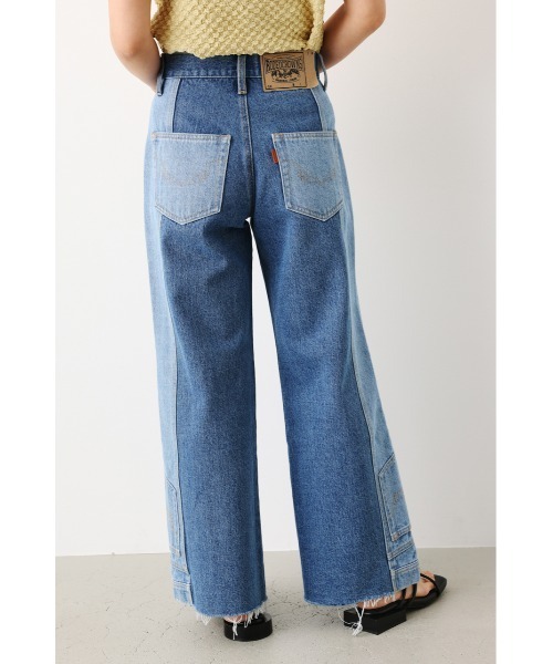 RODEO CROWNS WIDE BOWL（ロデオクラウンズワイドボウル）の「DENIM CUSTOM ワイドパンツ（デニムパンツ・レディース・ブルー系その他/ブルー・MEDIUM/X-SMALL/SMALL）」の7枚目の写真