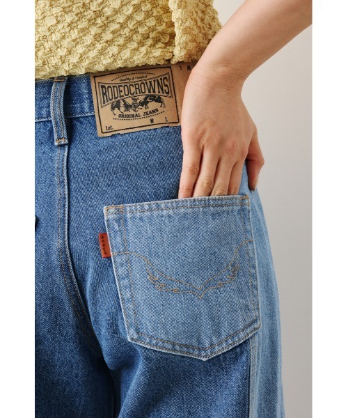 RODEO CROWNS WIDE BOWL（ロデオクラウンズワイドボウル）の「DENIM CUSTOM ワイドパンツ（デニムパンツ・レディース・ブルー系その他/ブルー・MEDIUM/X-SMALL/SMALL）」の9枚目の写真