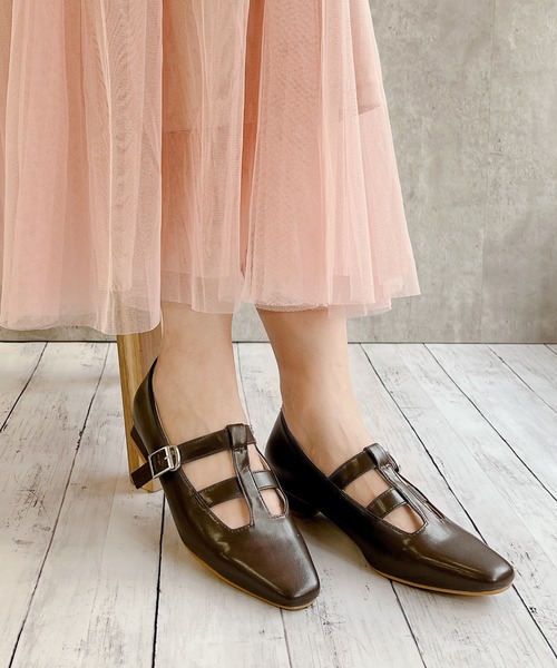 Noubel Voug Relax（ヌーベルヴォーグリラックス）の「ストラップパンプス（パンプス・レディース・アイボリー/ダークブラウン/ブラック・S/M/L/LL）」の8枚目の写真