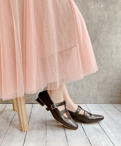 Noubel Voug Relax（ヌーベルヴォーグリラックス）の「ストラップパンプス（パンプス・レディース・アイボリー/ダークブラウン/ブラック・S/M/L/LL）」の5枚目の写真