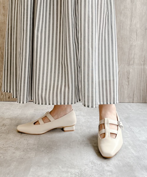 Noubel Voug Relax（ヌーベルヴォーグリラックス）の「ストラップパンプス（パンプス・レディース・アイボリー/ダークブラウン/ブラック・S/M/L/LL）」の10枚目の写真