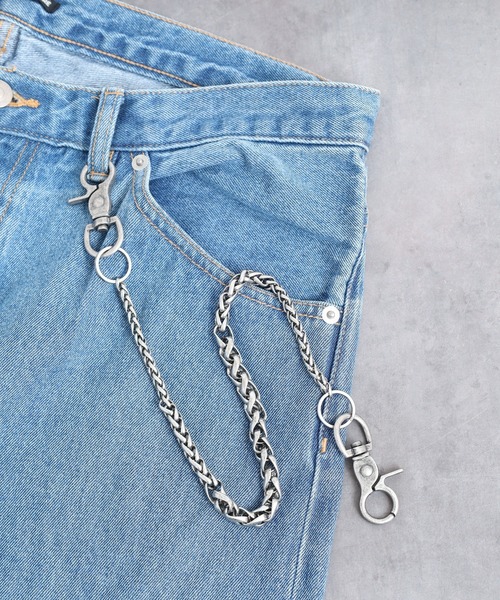 FUNALIVE（ファンアライブ）の「ブラスウォレットチェーン アクセサリー アメカジ 真鍮アクセサリー（ウォレットチェーン・メンズ・ゴールド系4/ゴールド系1/ゴールド系/ゴールド系3/ゴールド系2/ゴールド系5/ゴールド系6/ゴールド系7/ゴールド系8/ゴールド系9/ゴールド系その他2/ゴールド系その他3/ゴールド系その他4/ゴールド系その他/シルバー/シルバー系2/シルバー系3/アンティークシルバー/シルバー系/シルバー系1・F/FREE）」の7枚目の写真