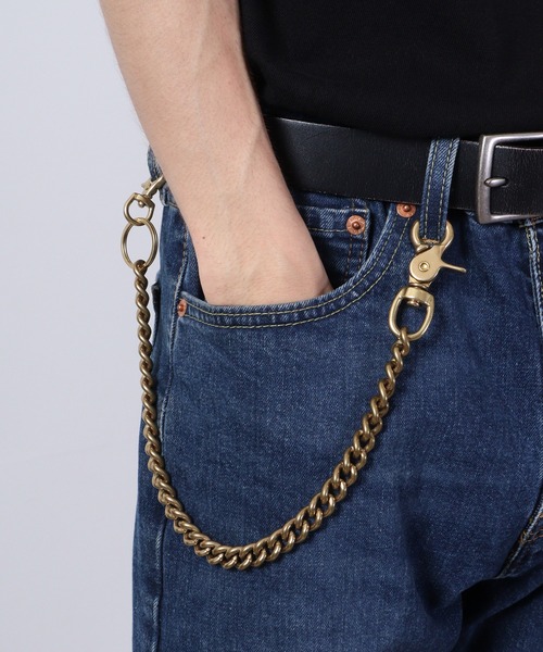 真鍮　ウォレットチェーン　アメカジ Big John ビッグジョン 真鍮ブラス製 ウォレットチェーン