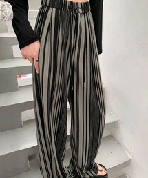 ランダムストライプリラックスパンツ