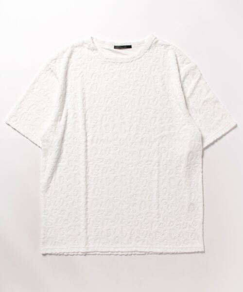 Bling Leads(ブリングリーズ)の「【Bl】【Bling leads】レオパード柄クルーネックTシャツ(Tシャツ/カットソー・レディース・ホワイト/ブルー/ブラック・LARGE/MEDIUM)」の8枚目の写真