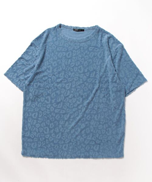 Bling Leads(ブリングリーズ)の「【Bl】【Bling leads】レオパード柄クルーネックTシャツ(Tシャツ/カットソー・レディース・ホワイト/ブルー/ブラック・LARGE/MEDIUM)」の9枚目の写真