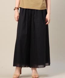 BEAUTY&YOUTH UNITED ARROWS | BY コットンギャザーワイドパンツ◆(その他パンツ)