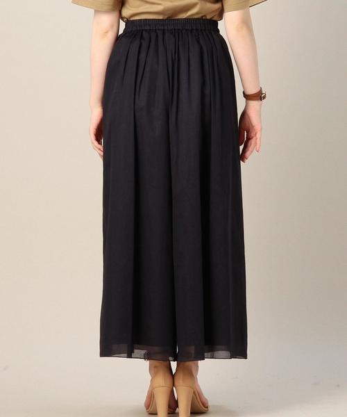 BEAUTY&YOUTH UNITED ARROWS（ビューティーアンドユースユナイテッドアローズ）の「BY コットンギャザーワイドパンツ◆（その他パンツ・レディース・オリーブ/ネイビー・フリー）」の7枚目の写真