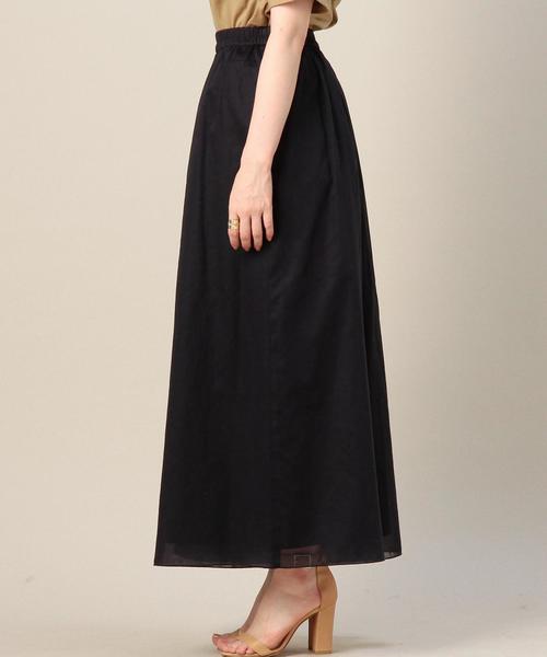 BEAUTY&YOUTH UNITED ARROWS（ビューティーアンドユースユナイテッドアローズ）の「BY コットンギャザーワイドパンツ◆（その他パンツ・レディース・オリーブ/ネイビー・フリー）」の9枚目の写真