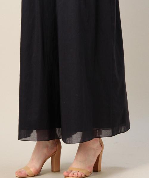 BEAUTY&YOUTH UNITED ARROWS（ビューティーアンドユースユナイテッドアローズ）の「BY コットンギャザーワイドパンツ◆（その他パンツ・レディース・オリーブ/ネイビー・フリー）」の3枚目の写真