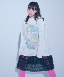 LOWRYS FARM | ＢＩＧチュニックＴシャツ／ＩＣＥ  966379(Tシャツ/カットソー)