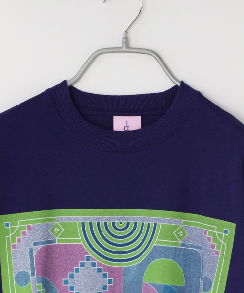 LOWRYS FARM（ローリーズファーム）の「ＢＩＧチュニックＴシャツ／ＩＣＥ  966379（Tシャツ/カットソー・レディース・ホワイト/グレー/ネイビー・FREE）」の17枚目の写真