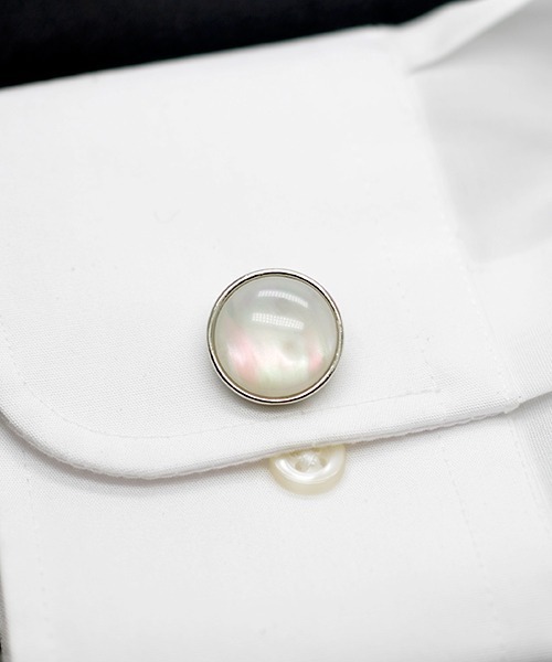 Fun & Daily（ファンアンドデイリー）の「F&D : ミックスストーンカフリンクス（カフリンクス・メンズ・ベージュ/ホワイト/ホワイト系その他/ブラック・FREE）」の10枚目の写真