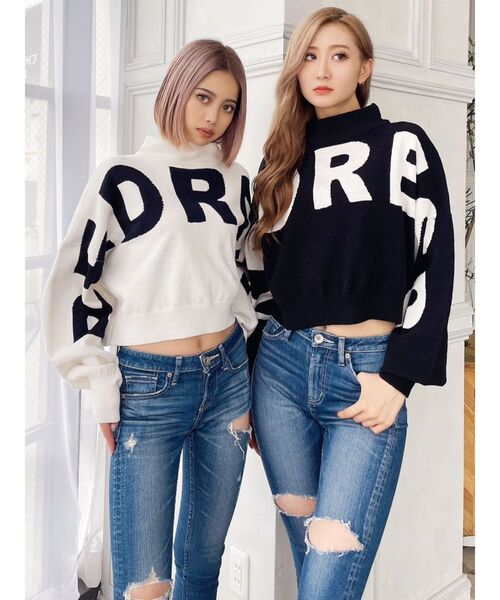 GYDA(ジェイダ)の「REDRESSボトルネックSHORTニットTOPS(ニット/セーター・レディース・ブラック/ベージュ/オフホワイト・FREE)」の13枚目の写真