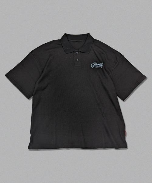 centimeter(センチメーター)の「Waffle Polo Shirt(ポロシャツ・メンズ・ピンク/ブラック/アイボリー・MEDIUM/LARGE/X-LARGE)」の3枚目の写真