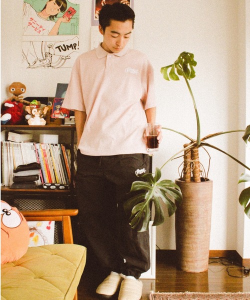 centimeter(センチメーター)の「Waffle Polo Shirt(ポロシャツ・メンズ・ピンク/ブラック/アイボリー・MEDIUM/LARGE/X-LARGE)」の8枚目の写真