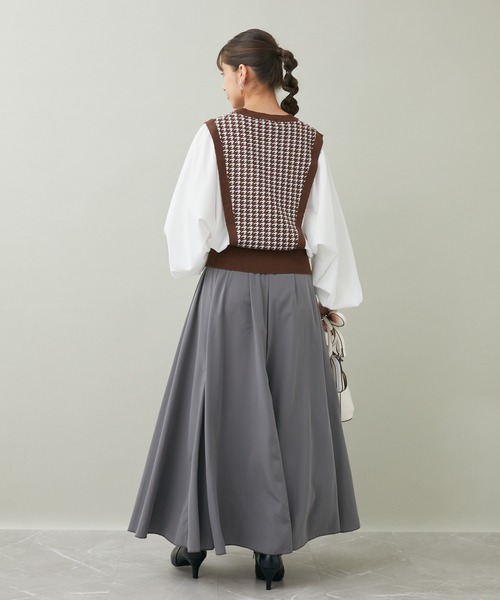 ROSIEE（ロージー）の「ROSIEE ボリュームフレアスカート（スカート・レディース・グレー/ブラック・FREE）」の7枚目の写真