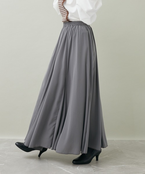 ROSIEE（ロージー）の「ROSIEE ボリュームフレアスカート（スカート・レディース・グレー/ブラック・FREE）」の14枚目の写真