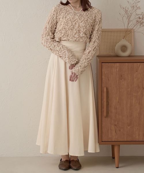 Ambre Neige(アンブルネージュ)の「ランダムシャーリングトップス/【WEB/EC限定商品】(Tシャツ/カットソー・レディース・ブラック/ベージュ/アイボリー・FREE)」の13枚目の写真