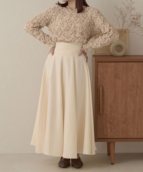 Ambre Neige(アンブルネージュ)の「ランダムシャーリングトップス/【WEB/EC限定商品】(Tシャツ/カットソー・レディース・ブラック/ベージュ/アイボリー・FREE)」の14枚目の写真